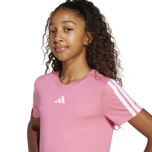ADIDAS Kinder Shirt Training Essentials 3-Streifen Kids 170 in Pink