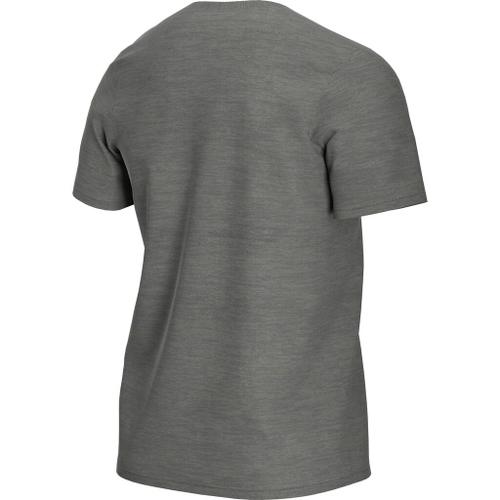 NIKE M NSW CLUB TEE DK GREY HEATHER/BLACK