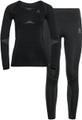 ODLO Damen Set Set long FUNDAMENTALS PERFORMANCE WARM XS in Schwarz