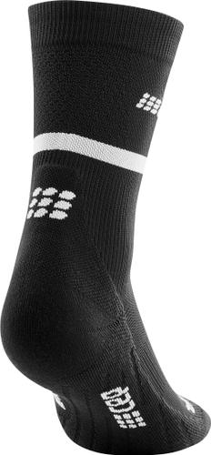 CEP Damen the run socks, mid cut, v4 II in Schwarz