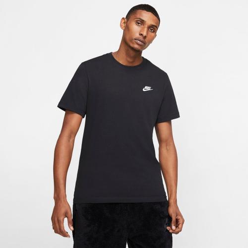 NIKE M NSW CLUB TEE BLACK/WHITE