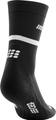 CEP Damen the run socks, mid cut, v4 II in Schwarz