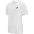 NIKE M NSW CLUB TEE WHITE/BLACK