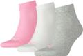 PUMA Herren Socken UNISEX QUARTER PLAIN 3P Prism Pink
