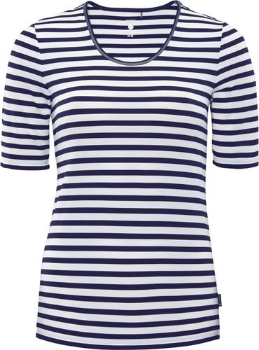 SCHNEIDER SPORTSWEAR Damen Leisure-1/2-Arm-Shirt DESYW Weiß / dunkelblau