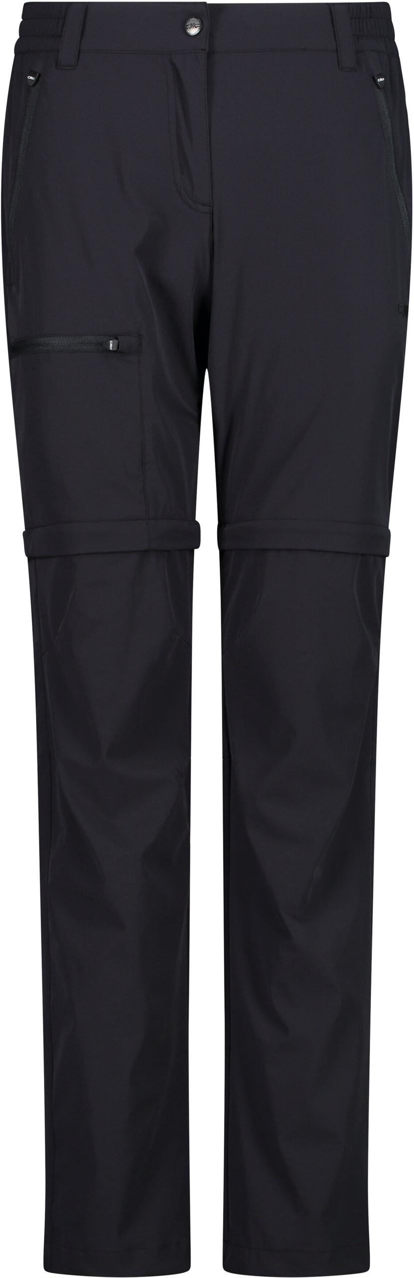 CMP Damen Keilhose WOMAN ZIP OFF PANT 46 in Schwarz