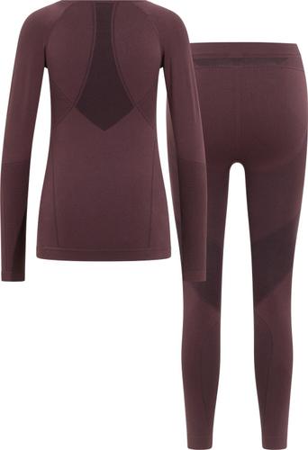 ODLO Damen Funktionswäsche-Set Fundamentals Performance Warm XS in Rot