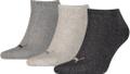 PUMA Herren Socken UNISEX SNEAKER PLAIN 3P Anthraci/l Mel Grey/m Mel Grey