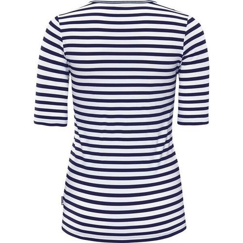 SCHNEIDER SPORTSWEAR Damen Leisure-1/2-Arm-Shirt DESYW Weiß / dunkelblau