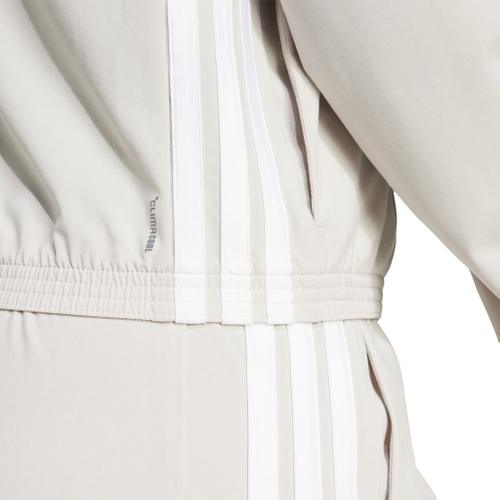 ADIDAS Damen Unterjacke Train Essentials 3-Streifen Woven Warm-Up XS in Grau