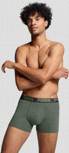 PUMA Herren Retropants Basic Boxer 2er Pack XXL in Grün