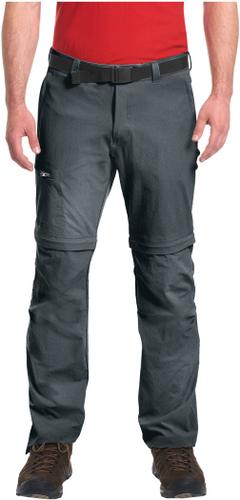 MAIER SPORTS Herren Hose Tajo 2 He-Zip Off Hose el. (kurz) 27 in Grau