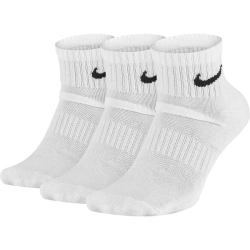 NIKE Herren U NK EVERYDAY CUSH QTR 3PR WHITE/BLACK