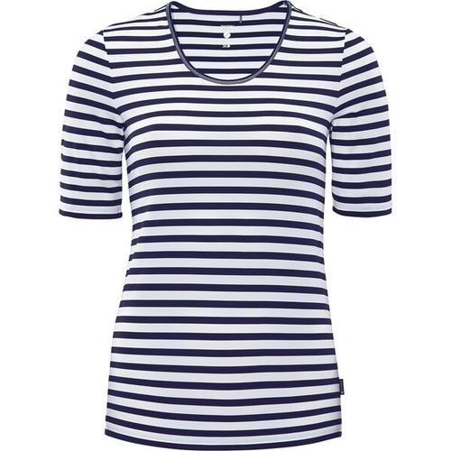 SCHNEIDER SPORTSWEAR Damen Leisure-1/2-Arm-Shirt DESYW Weiß / dunkelblau