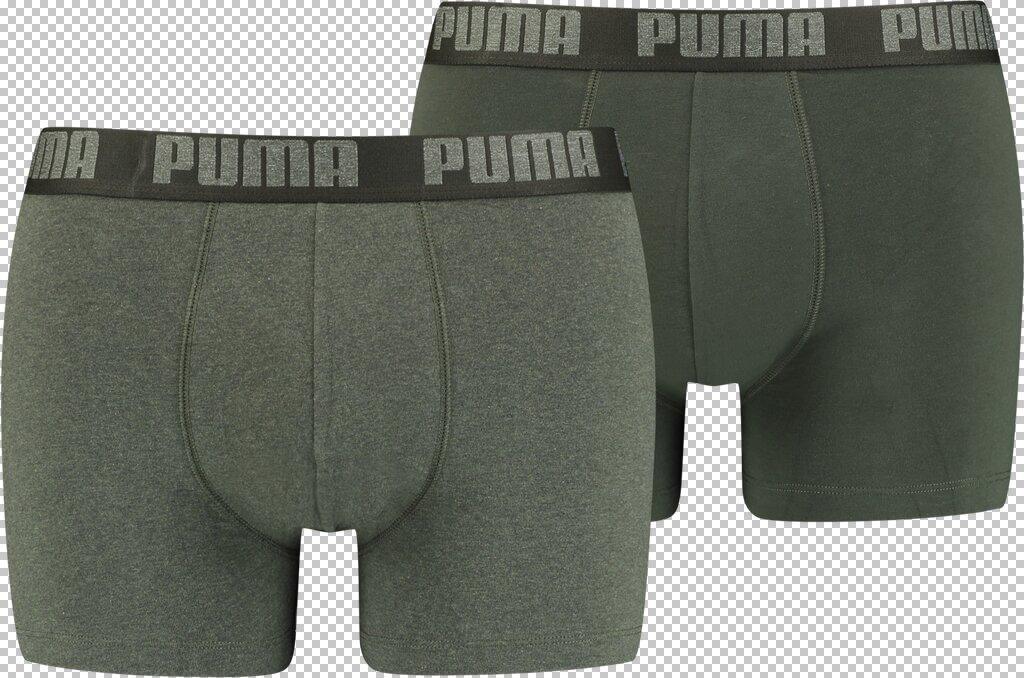 PUMA Herren Retropants Basic Boxer 2er Pack XXL in Grün