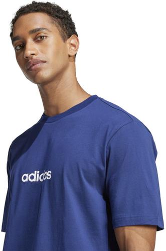 ADIDAS Herren Shirt Essentials Linear Single Jersey L in Blau