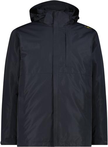 CMP Herren Doppeljacke MAN JACKET ZIP HOOD DETACHABLE INN.JACKET 48 in Schwarz