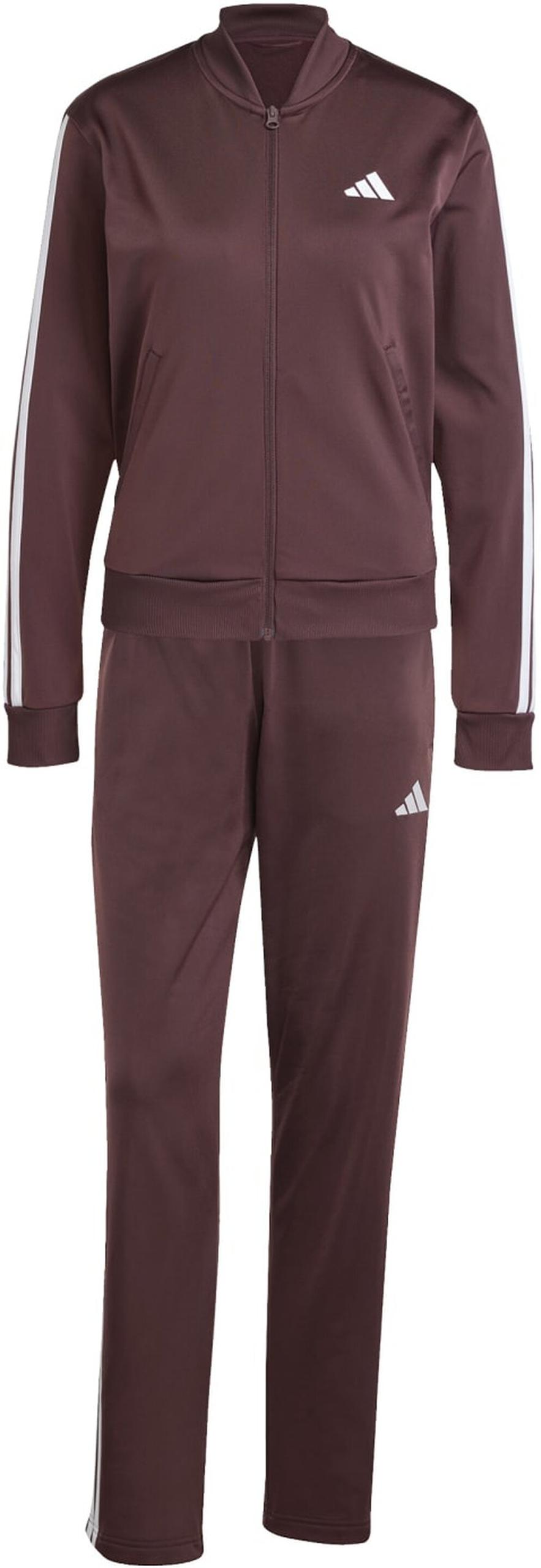 ADIDAS Herren Sportanzug Essentials 3-Streifen M in Braun