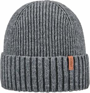 ARECO Herren Mütze Beanie - in Grau