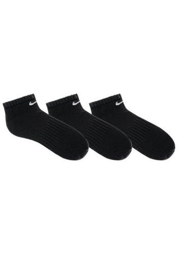 NIKE U NK EVERYDAY LTWT NS 3PR BLACK/WHITE