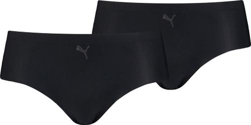 PUMA Damen Unterhose WOMEN SEAMLESS HIPSTER 2P HANG XS in Schwarz