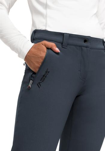 MAIER SPORTS Damen Hose Helga slim (kurz) 23 in Blau