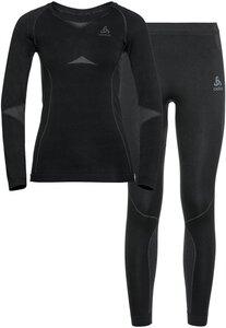 ODLO Damen Set Set long FUNDAMENTALS PERFORMANCE WARM XS in Schwarz