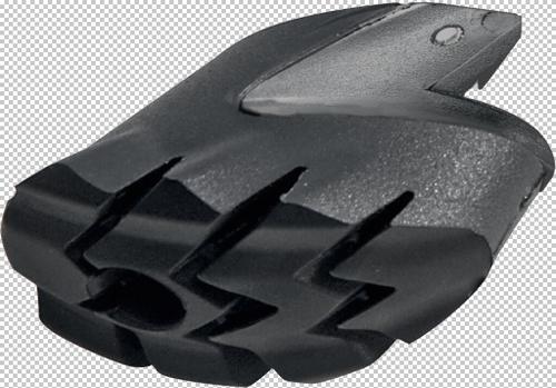 LEKI Nordic Walkingstöcke Smart Tip Pad Onesize in Schwarz
