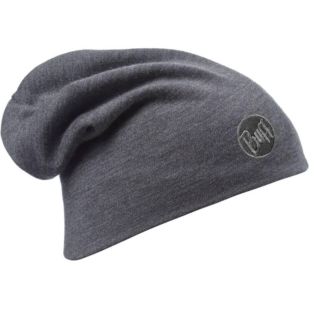 BUFF Herren HEAVYWEIGHT MERINO WOOL Mütze LOOSE One Size in Grau