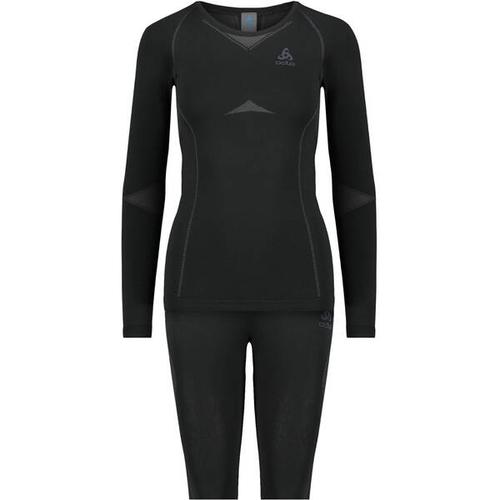 ODLO Damen Set Set long FUNDAMENTALS PERFORMANCE WARM XS in Schwarz